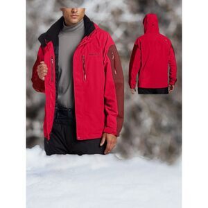 Vintage Marmot Membrain Hooded Water Resistant Snowboard Ski Jacket Coat Size L